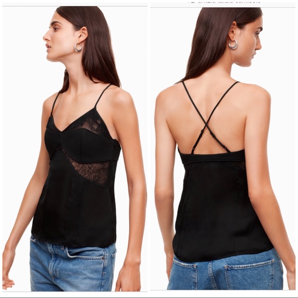 Aritzia Talula bustier camisole top blouse - Picture 2 of 7